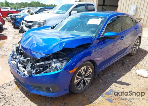 2016 Honda Civic Ex-T from USA, damaged, VIN 19XFC1F31GE018453